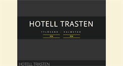 Desktop Screenshot of hotelltrasten.se