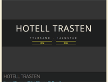 Tablet Screenshot of hotelltrasten.se